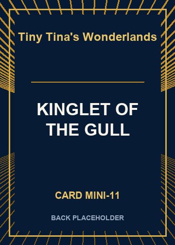 KINGLET OF THE GULL back card image