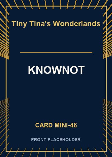 KNOWNOT card thumbnail