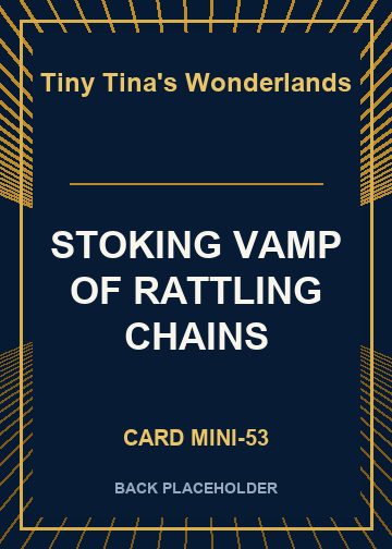 STOKING VAMP OF RATTLING CHAINS back card image