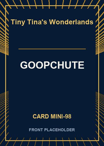 GOOPCHUTE front card image