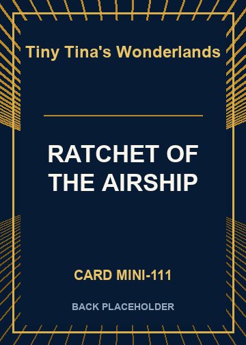 RATCHET OF THE AIRSHIP back card image