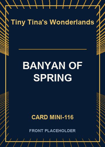 BANYAN OF SPRING card thumbnail