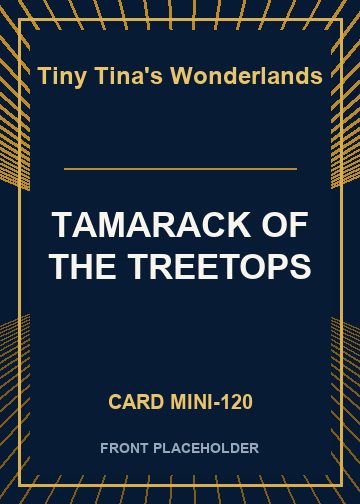 TAMARACK OF THE TREETOPS card thumbnail