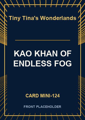 KAO KHAN OF ENDLESS FOG card thumbnail