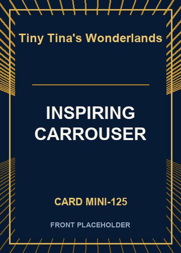 INSPIRING CARROUSER card thumbnail