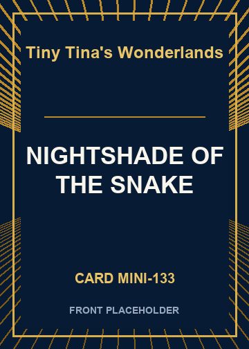 NIGHTSHADE OF THE SNAKE card thumbnail