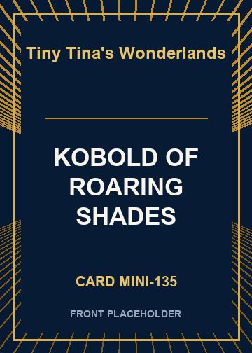 KOBOLD OF ROARING SHADES card thumbnail