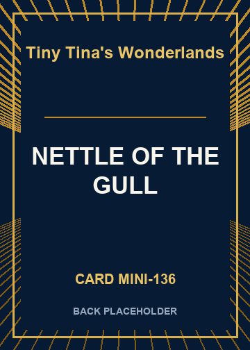 NETTLE OF THE GULL back card image