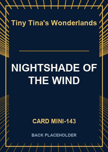 NIGHTSHADE OF THE WIND back card image