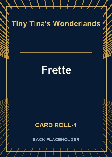 Frette back card image