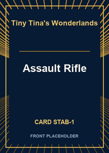 Assault Rifle card thumbnail