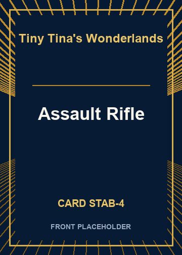 Assault Rifle card thumbnail