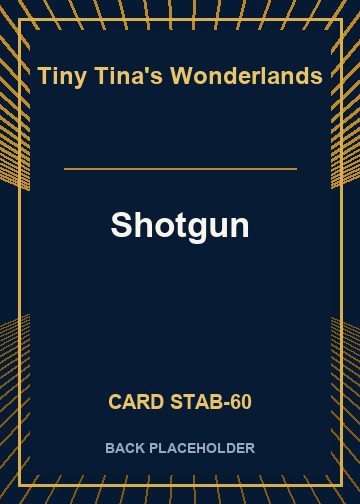 Shotgun back card image