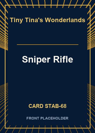 Sniper Rifle card thumbnail