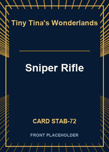 Sniper Rifle card thumbnail